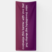 Ajoutez votre propre bannière de message (Vertical)