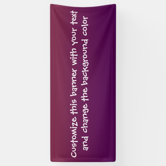 Ajoutez votre propre bannière de message (Vertical)