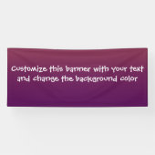 Ajoutez votre propre bannière de message (Horizontal)