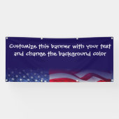 Ajoutez votre propre bannière de message drapeau 2 (Horizontal)