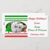 Ajoutez votre propre carte photo de vacances (Devant / Derrière)