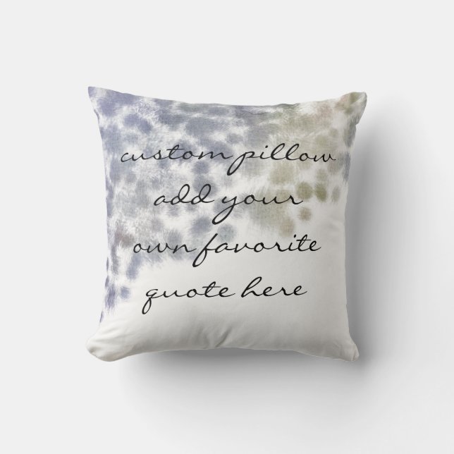 ajoutez votre propre coussin de devis pour une déc (Recto)