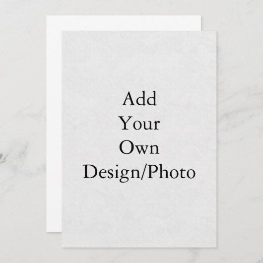 Ajoutez votre propre invitation de design/papier p (Devant / Derrière)