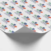 AJOUTEZ VOTRE PROPRE LOGO. PAPIER CADEAU (Coin)