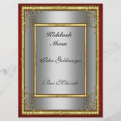 Ajoutez votre propre menu Kiddush pour Bar Bat Mit (Dos)
