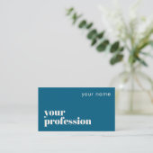Ajoutez votre propre nom d'emploi Carte de visite (Debout devant)