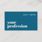 Ajoutez votre propre nom d'emploi Carte de visite (Devant)