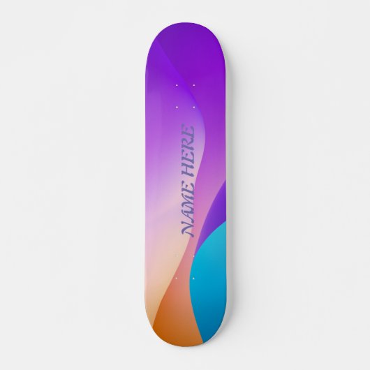 Ajoutez Votre Propre Nom Personnalisé Skateboard P (Devant)