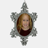 Ajoutez votre propre ornement photo Snowflake (Gauche)
