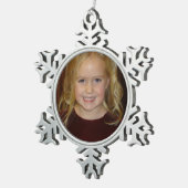 Ajoutez votre propre ornement photo Snowflake (Vue impression)