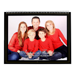 Ajoutez Votre Propre Photo 2 Page Grand Calendrier