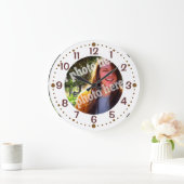 Ajoutez votre propre photo blanche horloge avec Mo (Maison)