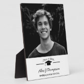 Ajoutez votre propre plaque photo de graduation (Côté)