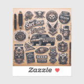 Ajoutez Votre Propre Sticker "Custom-Cut Vinyl" Pe (Feuille)