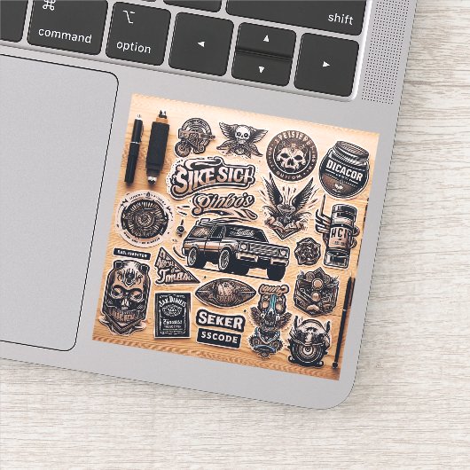 Ajoutez Votre Propre Sticker "Custom-Cut Vinyl" Pe (Détail)