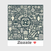 Ajoutez Votre Propre Sticker "Custom-Cut Vinyl" Pe (Feuille)