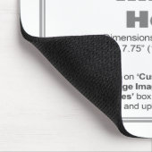 Ajoutez votre propre tapis de souris d'image (Coin)