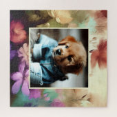 Ajoutez Votre Puzzle Floral Photo (Horizontal)