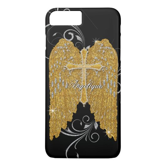 AJR-GS-3-angels-wings-BLK.jpg Case-Mate iPhone Case (Achterkant)