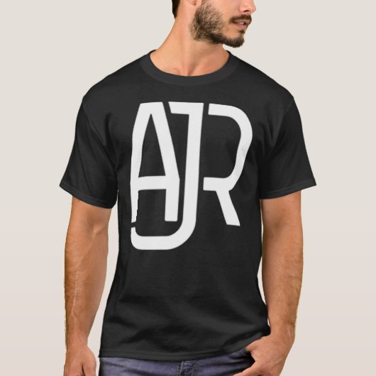 AJR White Logo Classic T-Shirt (Devant)
