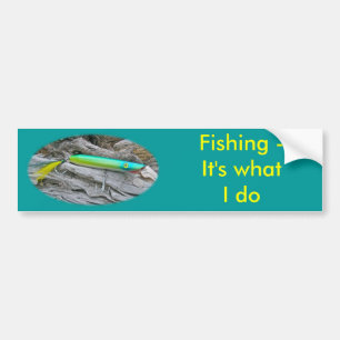AJS Popper "Water Dragon" Zaltwater Vist Lure Bumpersticker