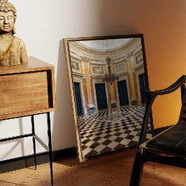 Ajuda Royal Palace. Sala dos Archeiros-zaal Lissab Poster