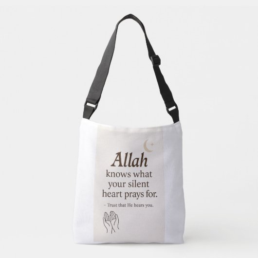 Ajustable Allah vous entend - Sac fourre-tout de citation is (Devant)
