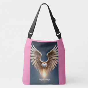 Ajustable Ange Ailes Grand Sac fourre-tout Transversal Avec 