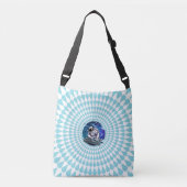 Ajustable Arrière - plan bleu Astronaut DJ Music Sac fourre- (Devant)