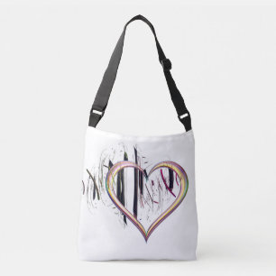 Ajustable Au coeur Soyez Véritable Sac Corps Croix