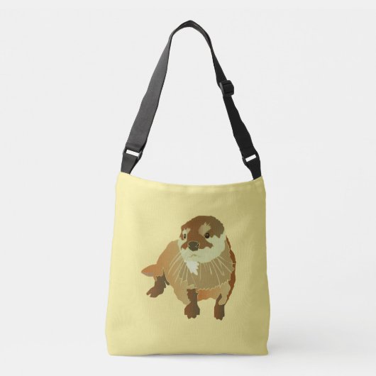Ajustable beau sac de loutre jaune mignon (Devant)