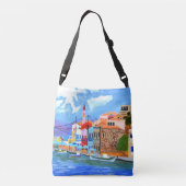 Ajustable Beau sac transversal Grèce (Dos)