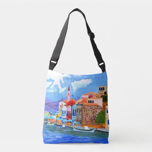 Ajustable Beau sac transversal Grèce (Devant)