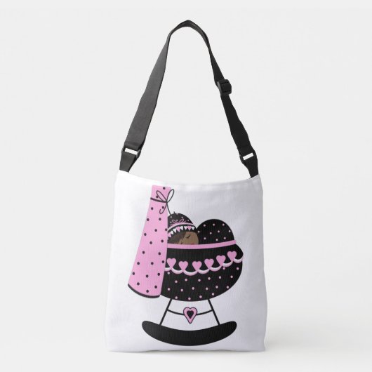 Ajustable Bébé - Sac Corps Croisé, Moyen (Devant)