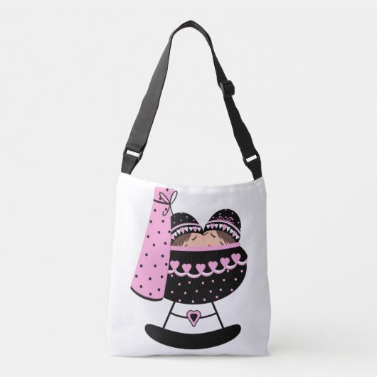 Ajustable Bébé - Sac Corps Croisé, Moyen (Devant)