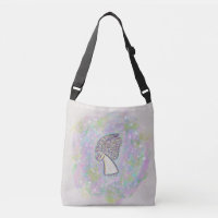 Blanc Gardien Ange Purse Art croisé Sac carrosseri