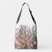 Ajustable Blooming Bliss : Sac fourre-tout Floral (Dos)