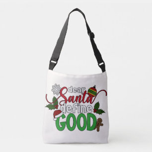 Ajustable Cher Père Noël définir bon Noël Sac carrossable