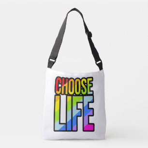 Ajustable Choisissez le sac fourre-tout coloré à slogan de