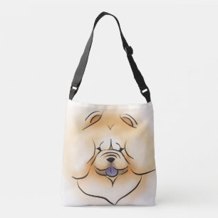 Ajustable CHOW-CHOW de SOURIRE fourre-tout ou sac mortuaire