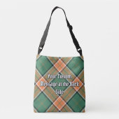 Ajustable Clan Pollock Tartan Crossbody Sac (Dos)