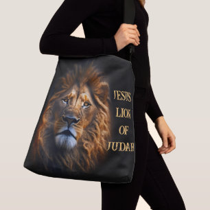 Ajustable Corps croisé Sac fourre-tout Jésus Christ Lion De