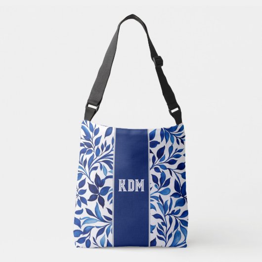 Ajustable Corps floral de maman - Sac cadeau monogramme (Devant)