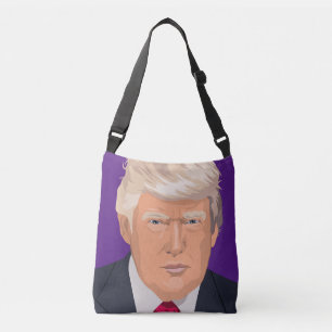 AJUSTABLE DONALD TRUMP POURSUIVRE, TOUT SUR LE SAC DE CROSSB