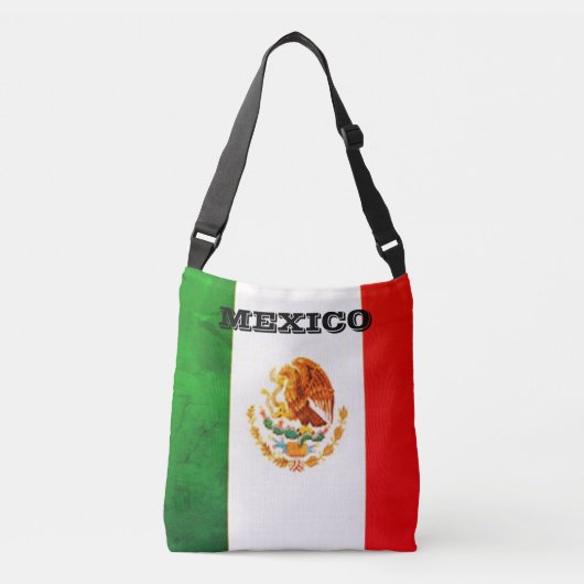 Ajustable Drapeau mexicain Sac fourre-tout (Devant)