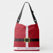 Ajustable Drôle Noël Crossbody Sac Père Noël Cadeau (Devant)