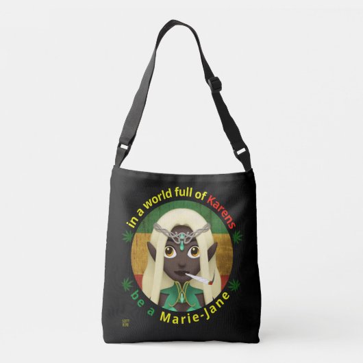 Ajustable drôle sac carrossable "BE A MARIE-JANE" (Dos)