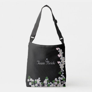 Ajustable Élégantes fleurs de l'équipe de la mariée sur sac