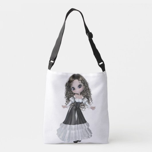 Ajustable Femme de brune tout plus de - imprimez le sac (Dos)