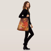 Ajustable Firestorm Nova Art Abstrait Sac Bandoulière (Sur le modèle)